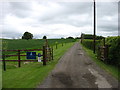 The entrance to Far Westfield Farm