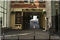 View down Ship Tavern Passage from Gracechurch Street