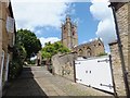 Steps to Crewkerne church