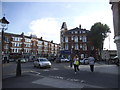 Roundabout in the centre of Muswell Hill