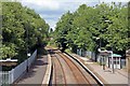 B5097 road bridge beyond Ruabon railway station