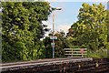 Sign, Cefn-y-bedd railway station