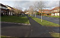 Pavement alongside the northern section of Ruskin Avenue, Rogerstone, Newport