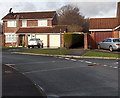 Roofers on a house in Wood Crescent, Rogerstone, Newport