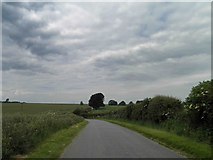 TF2489 : Lincolnshire Wolds near Kelstern by Steve  Fareham