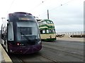 SD3036 : Trams old and new by Gerald England