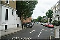 View up Cromwell Crescent from W Cromwell Road