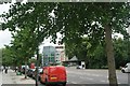 View of the Metro Bank on Earls Court Road from W Cromwell Road