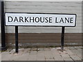 Darkhouse Lane sign