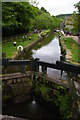 SD9927 : Black Pit Lock, Rochdale Canal, Hebden Bridge by Christopher Hilton