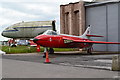 Corner of hangar, Old Sarum Airfield