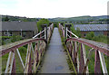 Footbridge above Newtown station