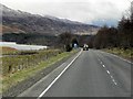 NN4126 : A85 Approaching Loch Iubhair by David Dixon
