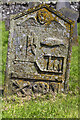 NO1020 : Gravestone, Kirkton of Mailer churchyard by William Starkey