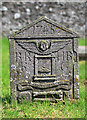 NO1020 : Gravestone, Kirkton of Mailer burial ground by William Starkey