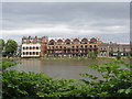 Thames-side buildings at Mortlake