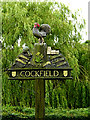 Cockfield Village sign