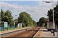 Along platform 1, Caergwrle railway station