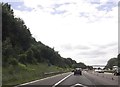 Footbridge over M5 south near Grove Court