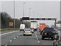 Southbound M6, Signal Gantry near Junction 31A