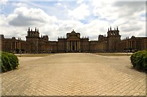 SP4416 : Blenheim Palace looking across the Great Court by Steve Daniels