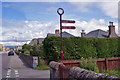 NH5249 : Signpost off Tarradale Terrace by Richard Dorrell