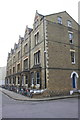 Houses on St John Street at junction with Wellington Square