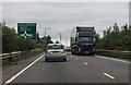 A6195 approaching Cathill roundabout