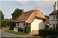 New hat! Thatching underway in Thimbleby