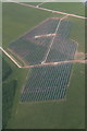 Solar installation on the old Chelveston airfield: aerial 2014