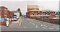 Tewkesbury: course of former Quay railway branch, 1985