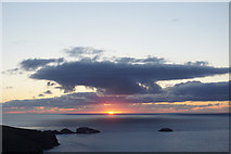HP6019 : Sunset beyond Muckle Flugga on the longest day by Mike Pennington