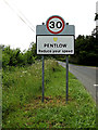 TL8145 : Pentlow Village Name sign on School Road by Geographer