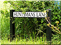 Huntsmans Lane sign