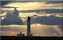 NJ2071 : Covesea Lighthouse by Walter Baxter