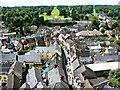 SP0202 : West from St John's Church tower roof, Cirencester (1) by Brian Robert Marshall