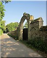 Gateway, walls around Wilton Park