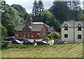 School and neighbouring houses, Cyffylliog