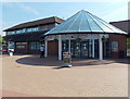 SO8940 : Main building entrance, Strensham Services Northbound by Jaggery