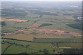 Sand quarry near Rushton: aerial 2014