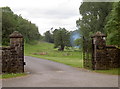 Mells Park entrance