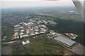 SP8990 : Industrial estate and power station by A6116 in Corby: aerial 2014 by Chris