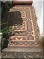 Tiled front path and steps, no.14 Chelsea Place, Teignmouth