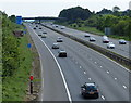 Southbound along the M1 motorway