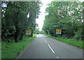 Dunsfold Common Road enters Dunsfold