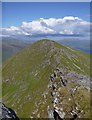 NH0640 : Narrow ridge to Meall Mòr by Craig Wallace