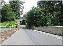 NU2517 : Heading under a railway bridge by James Denham