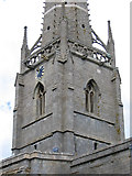 SK9348 : Caythorpe - St Vincent Church - base of spire by Dave Bevis