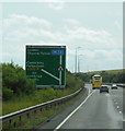 The A20 at the A260 turnoff