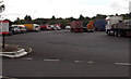 ST5075 : Lorry park at Gordano Services, Portbury, North Somerset by Jaggery